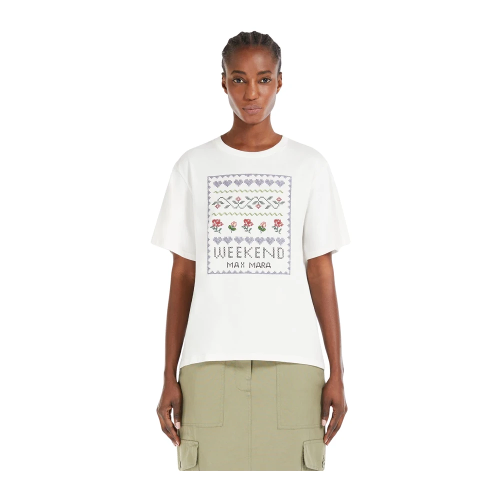 Max Mara Weekend Cabina T-shirt White Dames