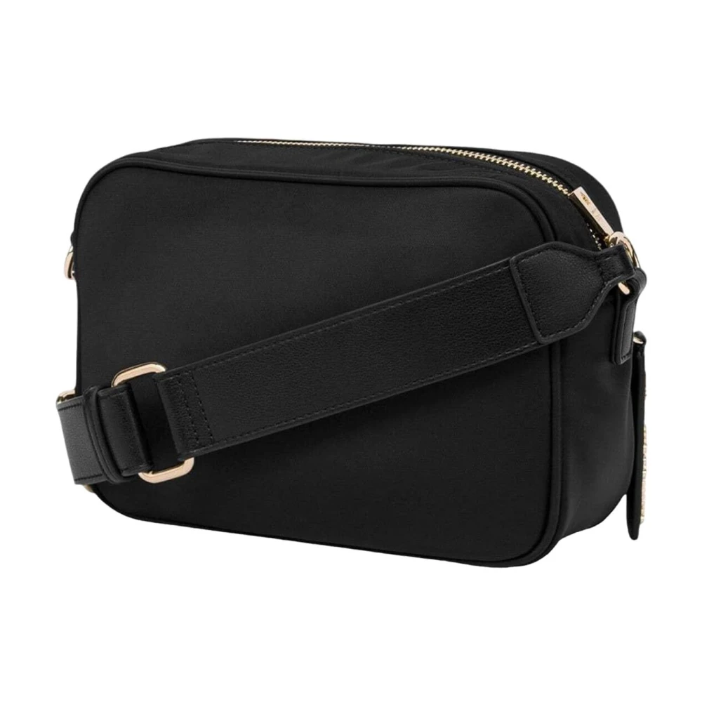 Moschino Zwarte textiele schoudertas voor vrouwen Black Dames