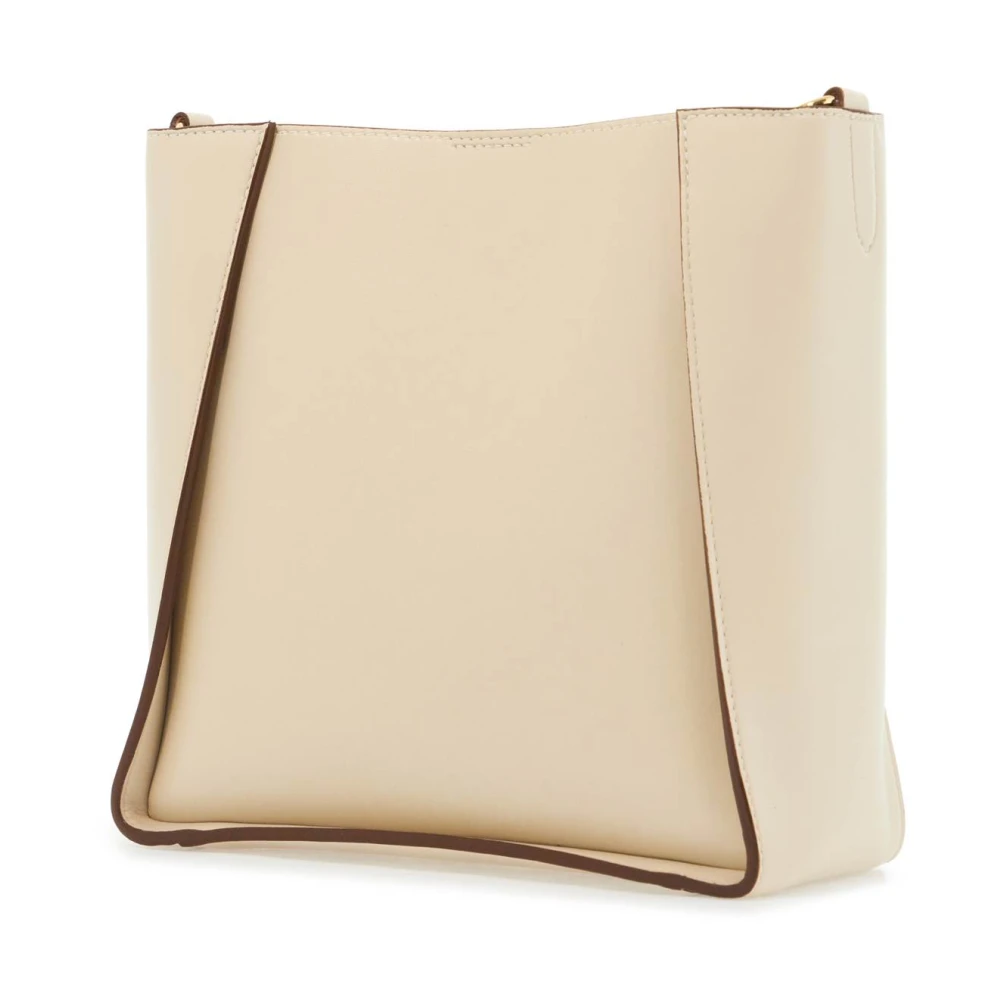 Stella Mccartney Crossbody Tas met Geperforeerd Logo Brown Dames