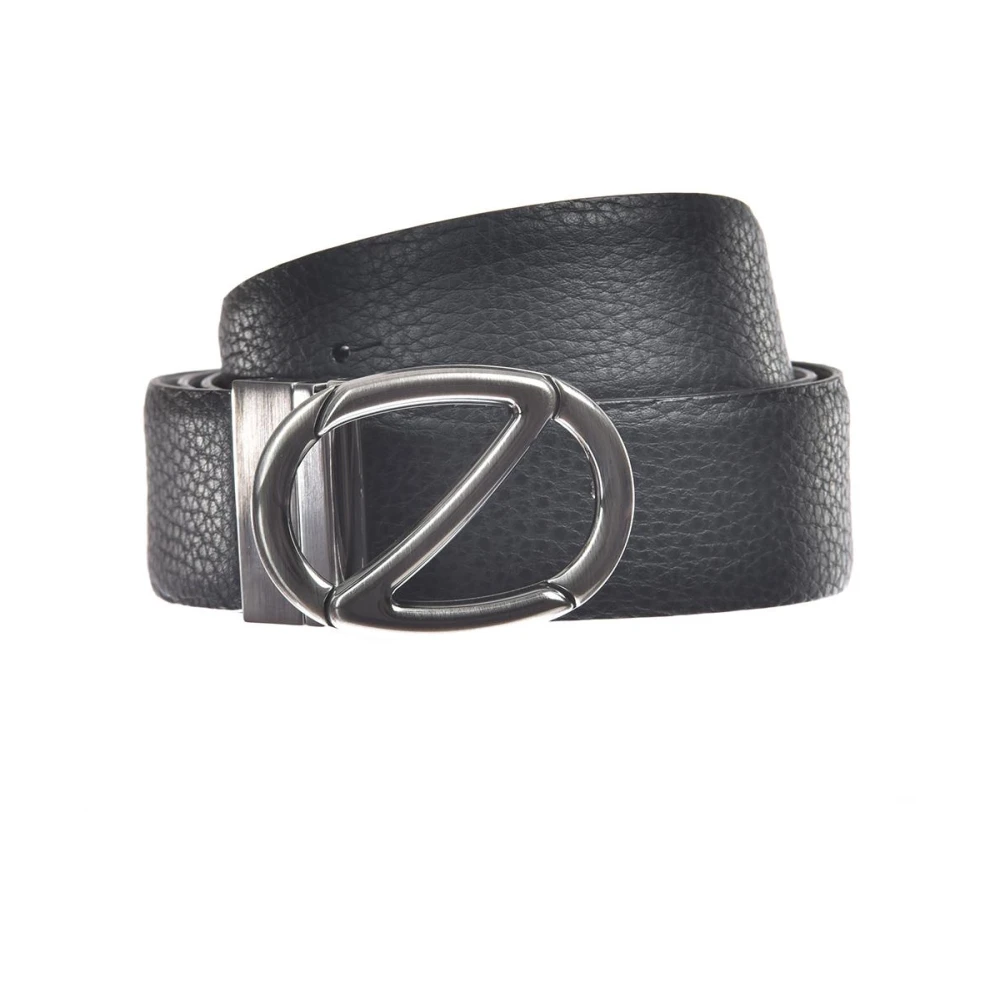 Zegna Black Stylish Belt - Male - Belts - 95 Cm - Accessories
