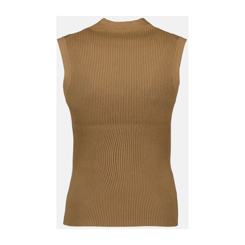 Prada Mouwloos vest voor vrouwen Brown Dames