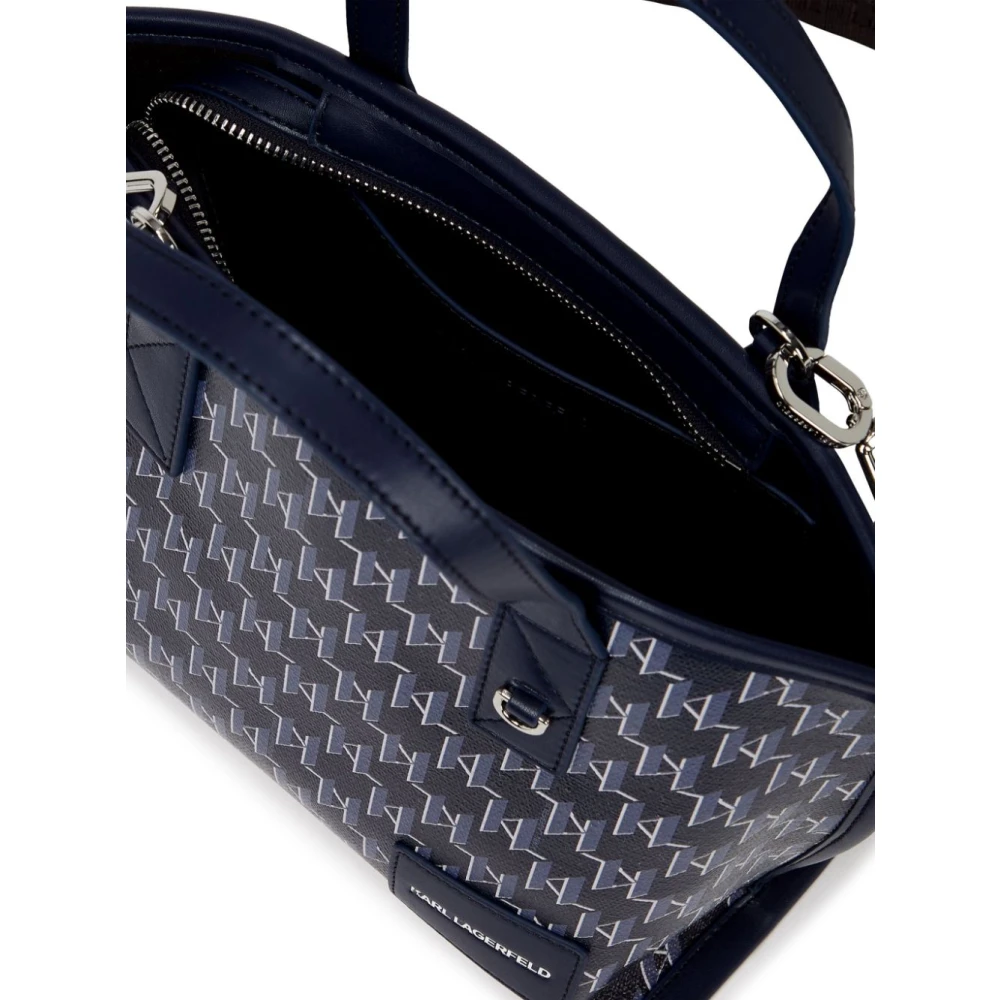 Karl Lagerfeld Tote Voyage S Marino CON Monograma Blue Dames