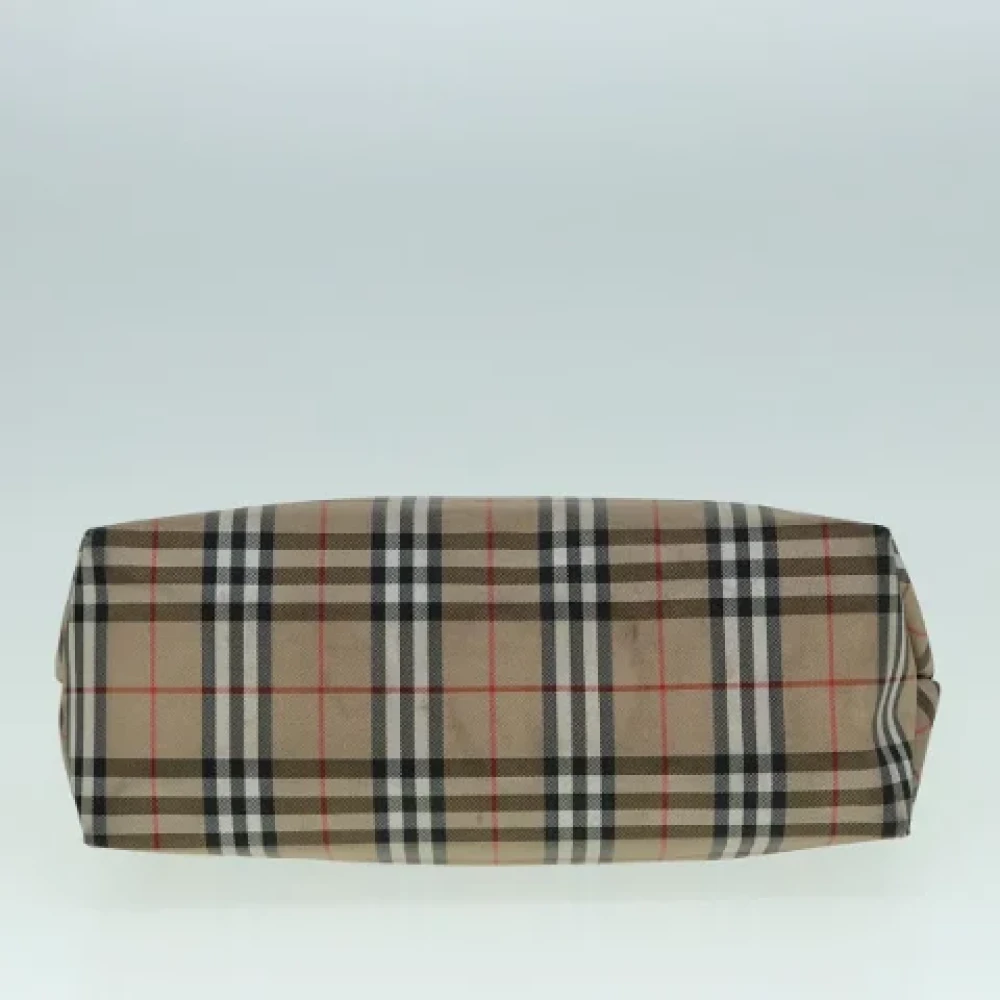 Burberry Vintage Pre-owned Canvas handbags Beige Dames