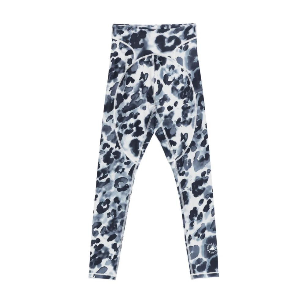 Adidas By Stella Mccartney Blue Training 7/8 Leggings Printed - Female - Training Trousers & Tights - S - Sport