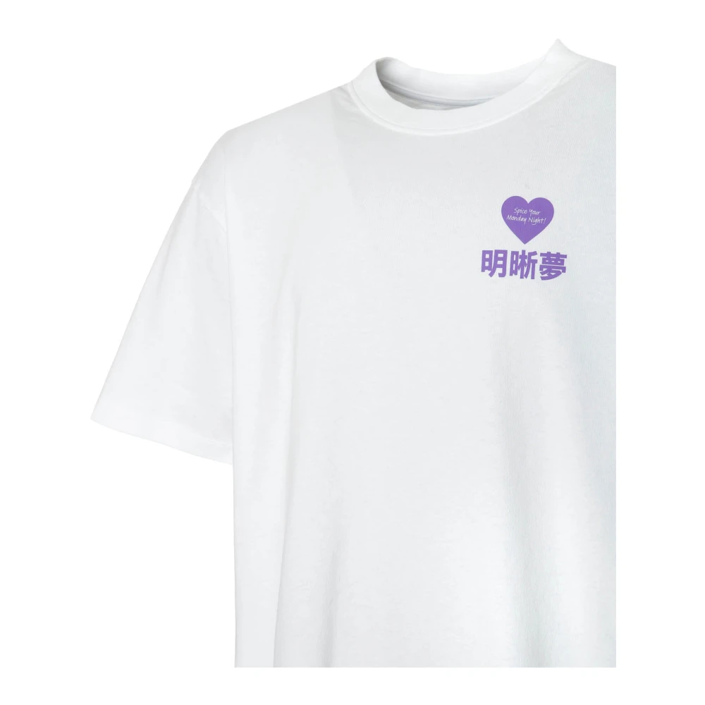Edwin Grafische Print T-Shirt White Heren