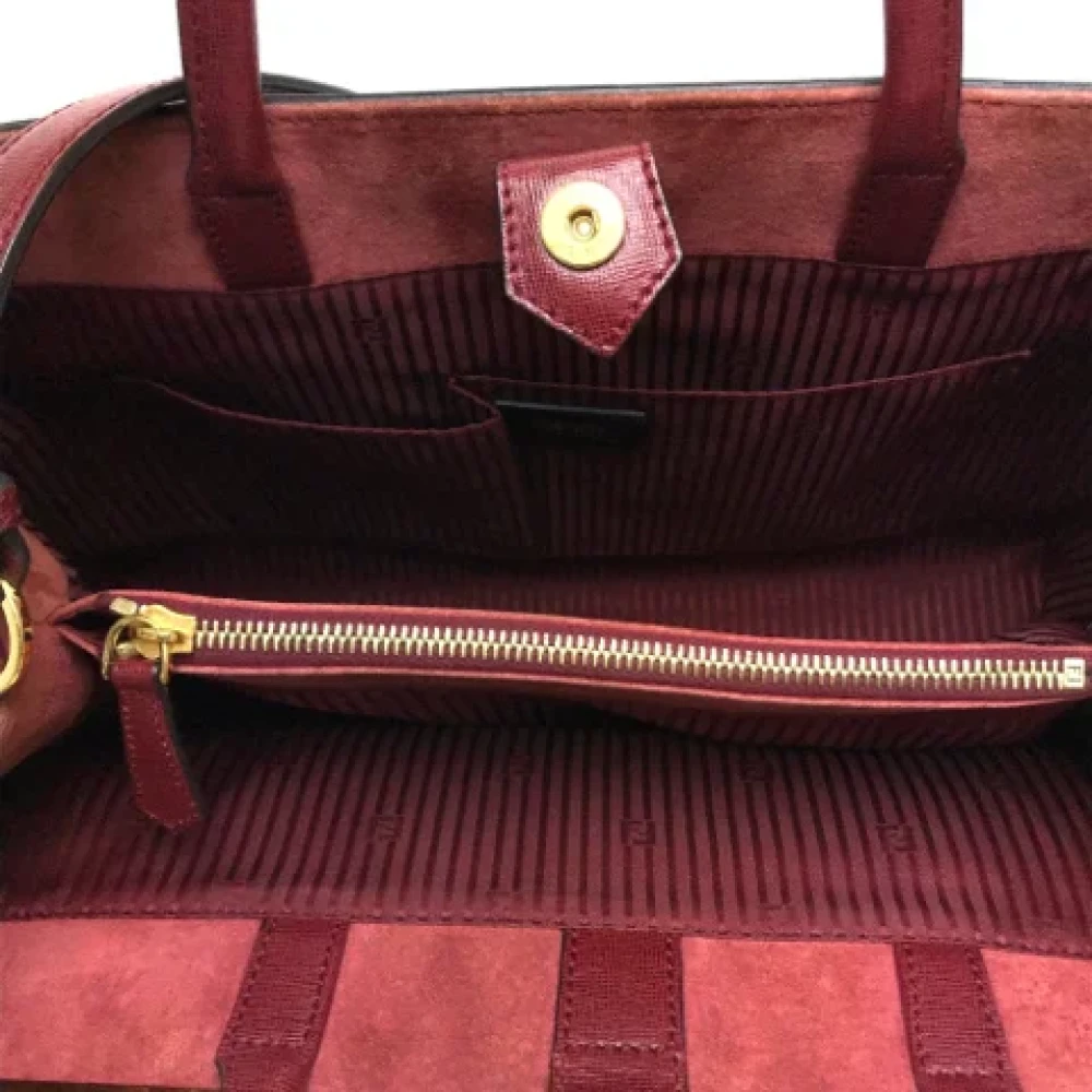 Fendi Vintage Pre-owned Leather fendi-bags Red Dames