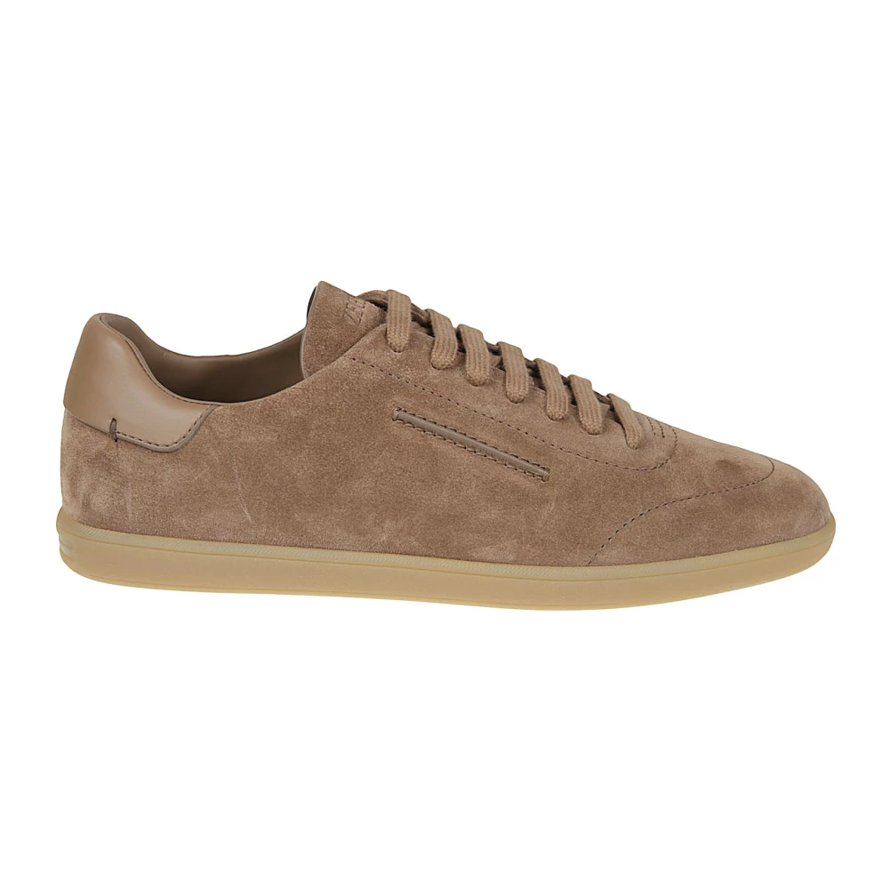 Zegna 232 Low Top Sneakers Heren Schoenen Beige
