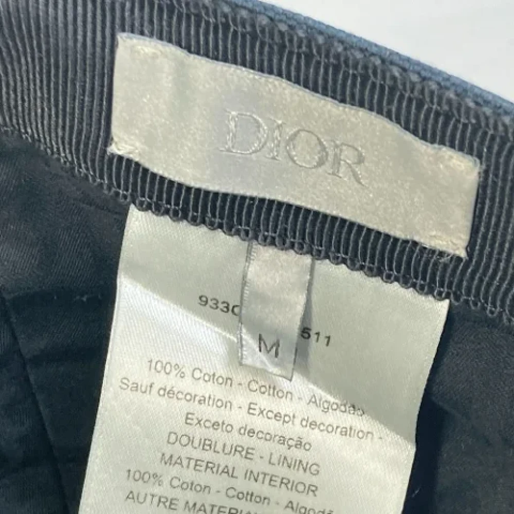 Dior Vintage Pre-owned Cotton hats Black Dames
