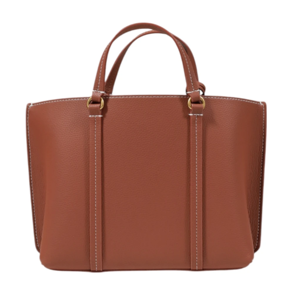 pinko Leren Dames Middelgrote Tas Collectie Red Dames