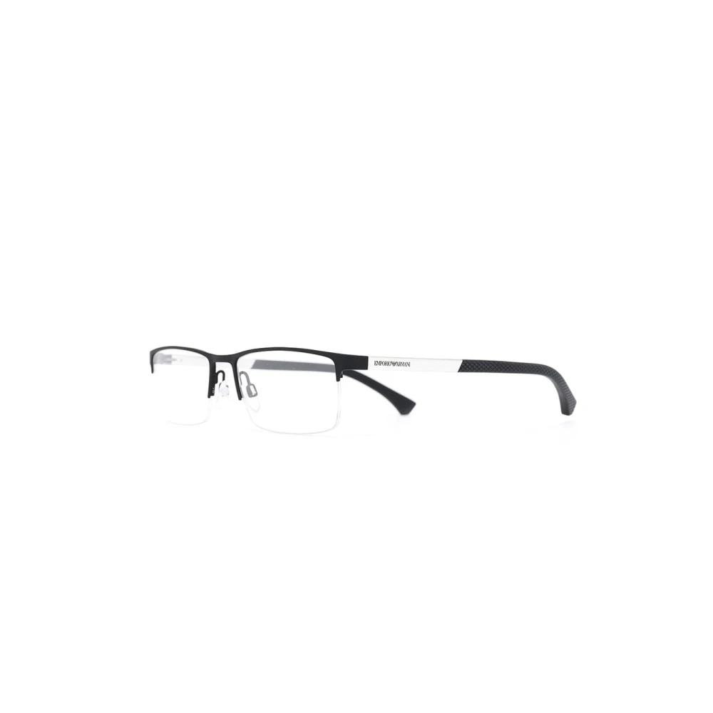 Emporio Armani Zwarte optische bril veelzijdig en stijlvol Black Heren