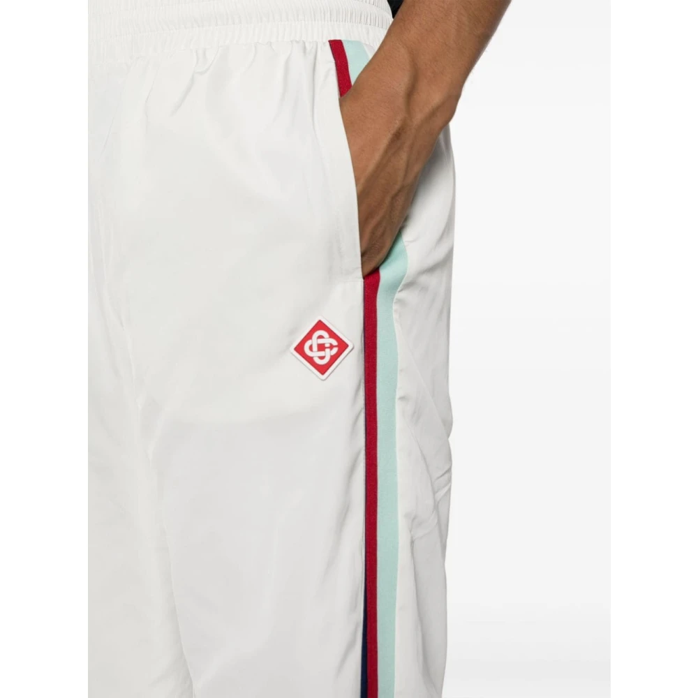 Casablanca Witte Logo-Patch Track Pants White Heren