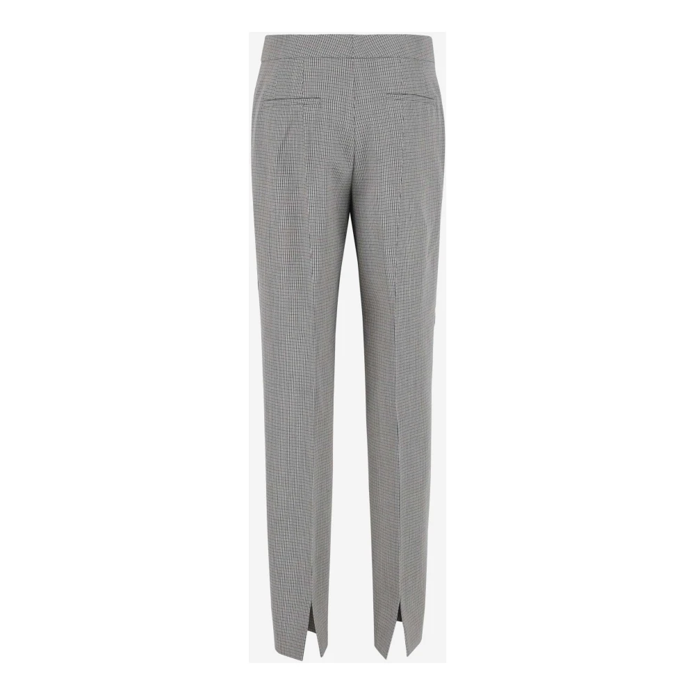 Jil Sander Hoge taille wollen broek grijs Gray Dames