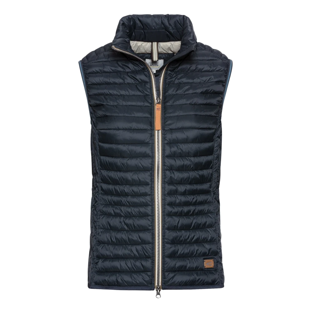 Camel active Gerecyclede Polyamide Vest Blue Dames