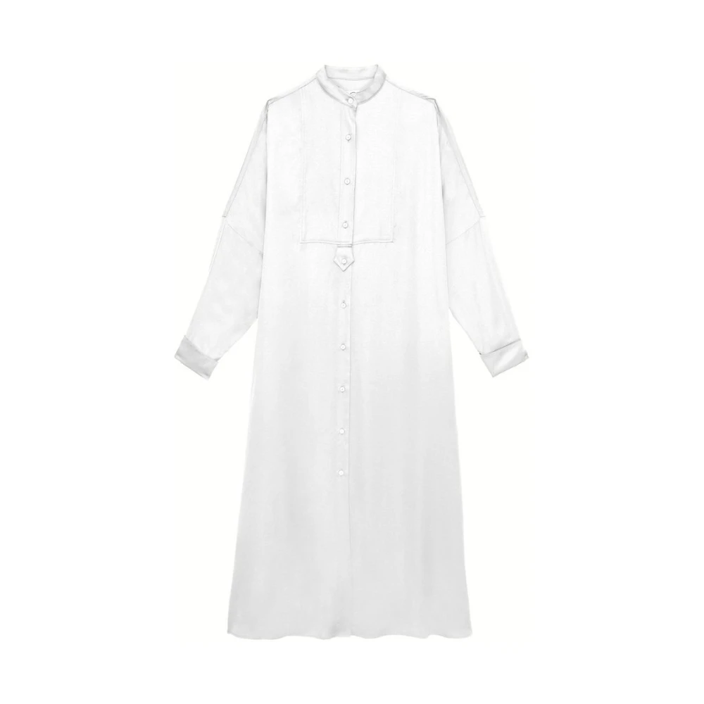 Ines De La Fressange Paris Jongensjurk in wit linnenmix White Dames