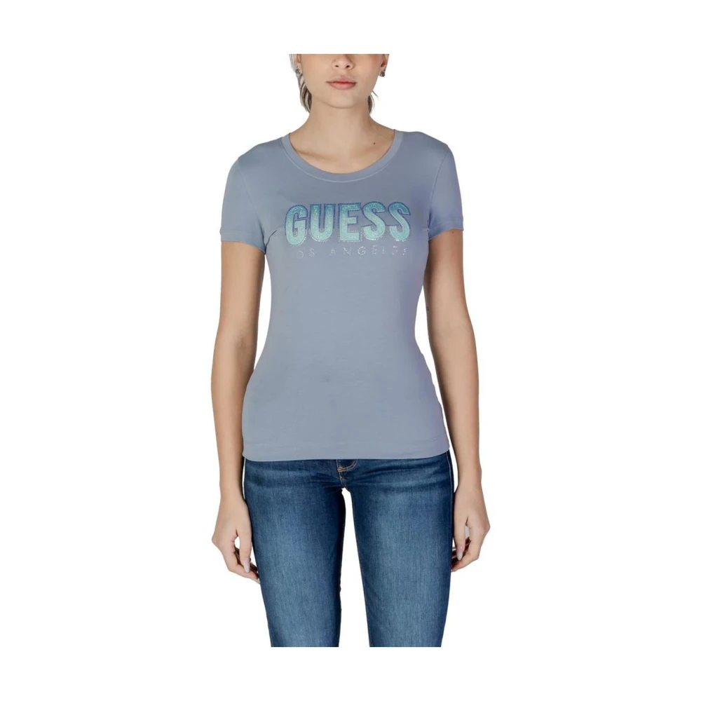 Guess - Tops > T-Shirts - Blue - Guess - Modalova