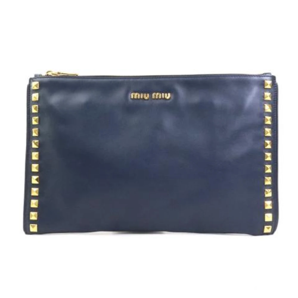 Pre-owned > Pre-owned Bags > Pre-owned Clutches - - Miu Miu Pre-owned - Modalova