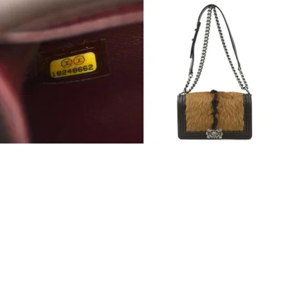 Chanel Vintage Pre-owned Leather shoulder-bags Brown Dames
