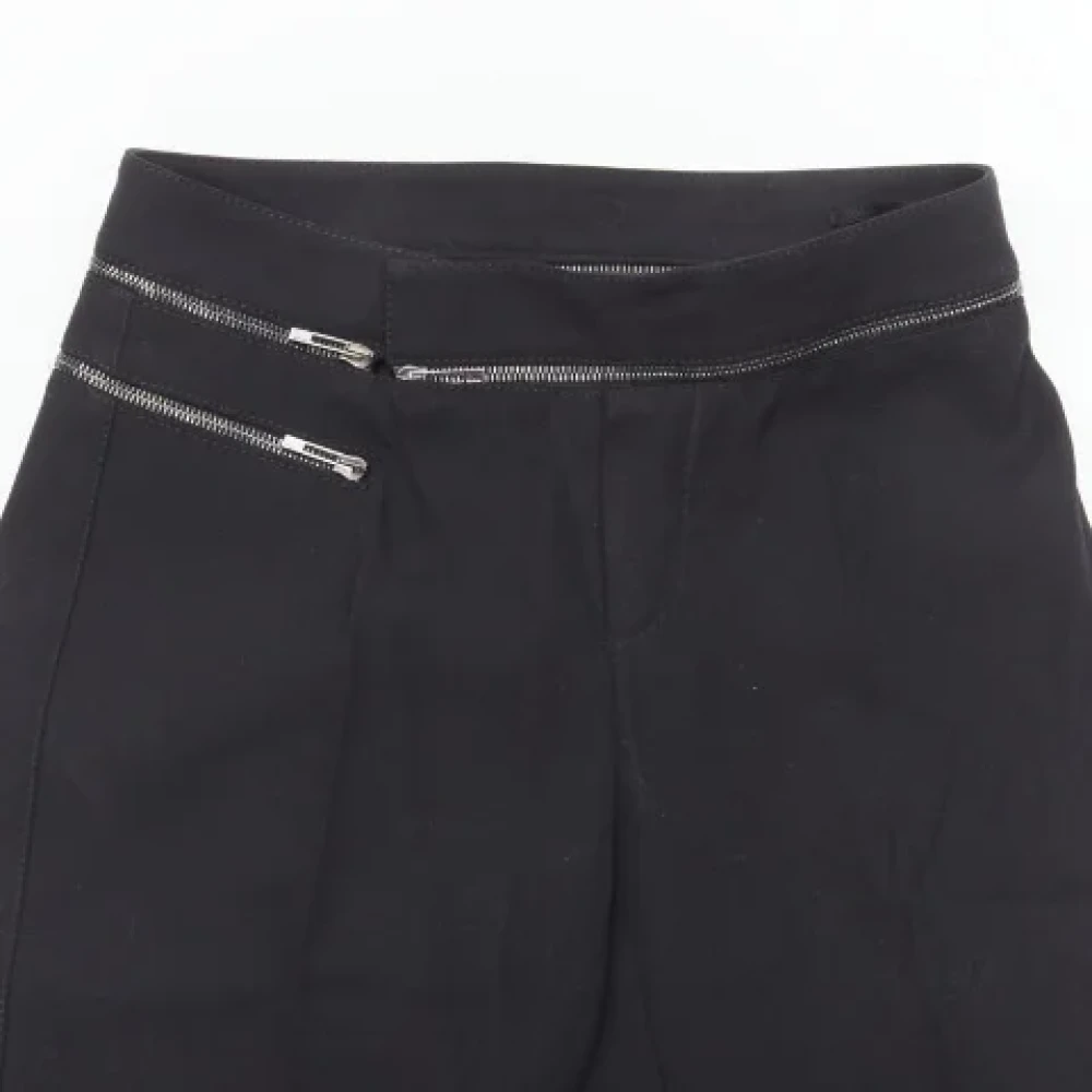Gucci Vintage Pre-owned Wool bottoms Black Dames