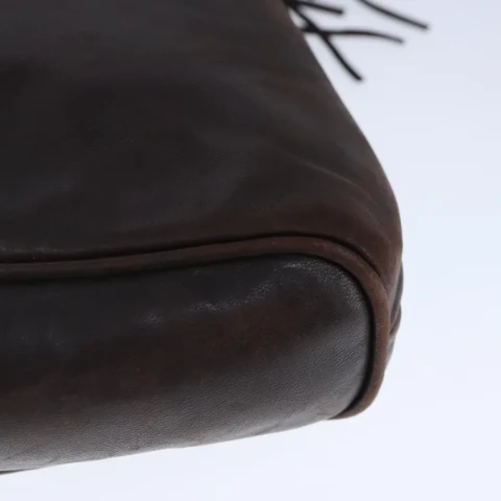 Bally Pre-owned Leather shoulder-bags Brown Dames