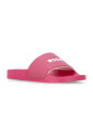 mules-en-caoutchouc-fuchsia-avec-logo-relief