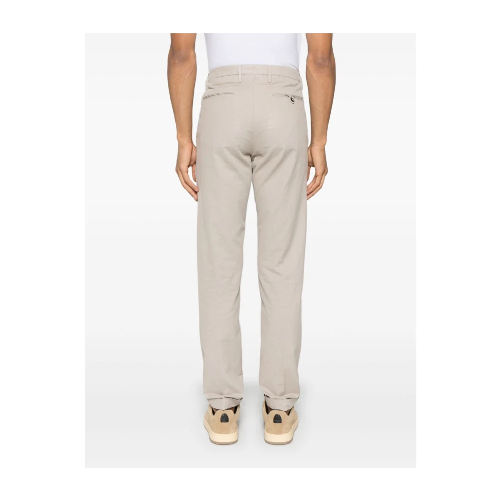 Michael Coal Beige Broek met Verborgen Rits Beige Heren