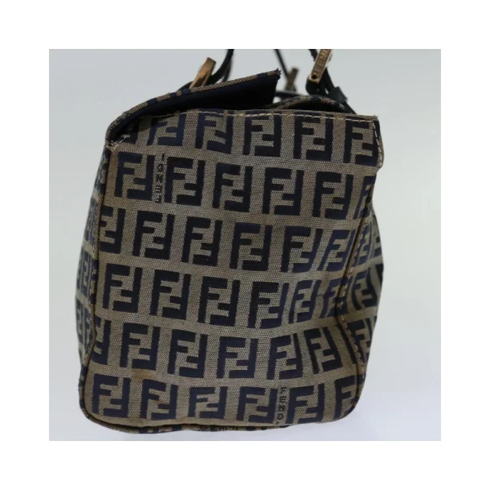 Fendi Vintage Pre-owned Canvas handbags Blue Dames