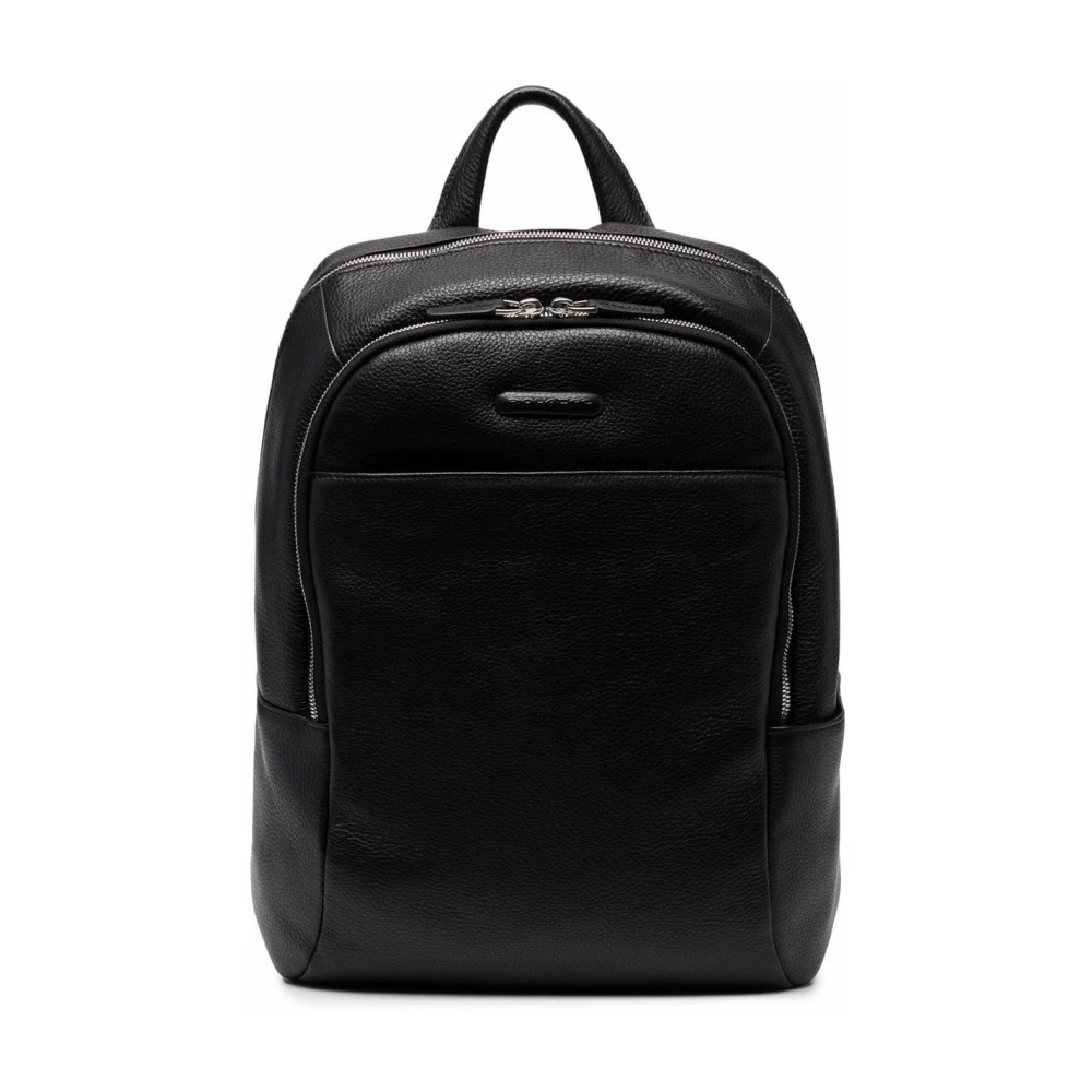 Piquadro Unisex Zwart Tassen, Maat: One Size Leer,