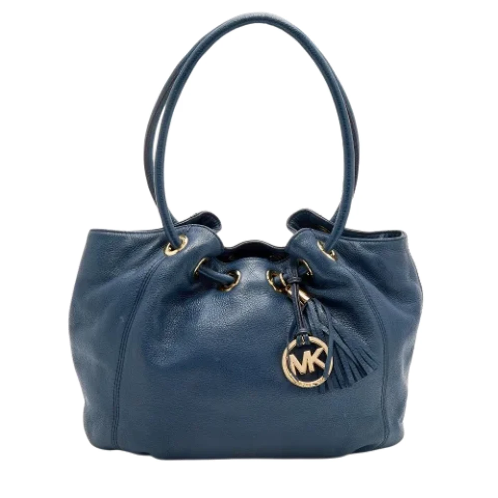 Michael Kors Pre-owned Leather totes Blue Dames