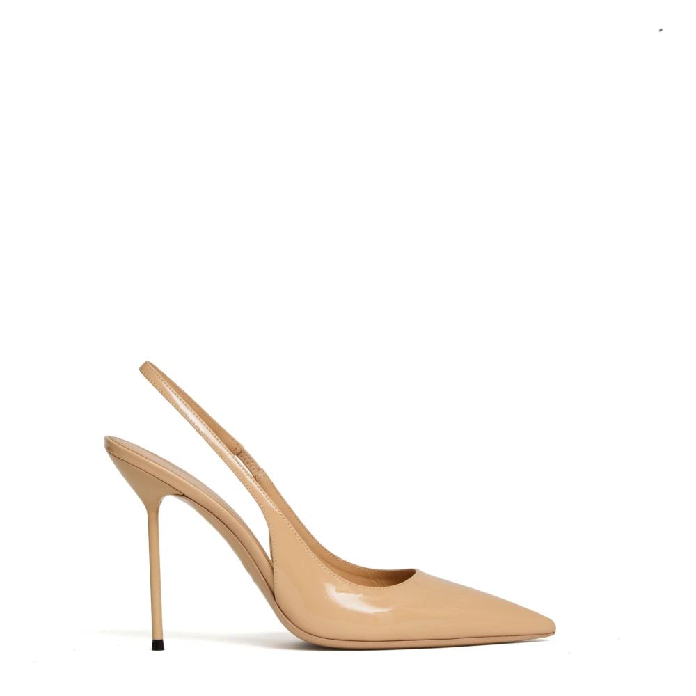 Paris Texas Women's Yellow Pumps, 5 1/2 Uk, Slingback Dalla Punta Allungata