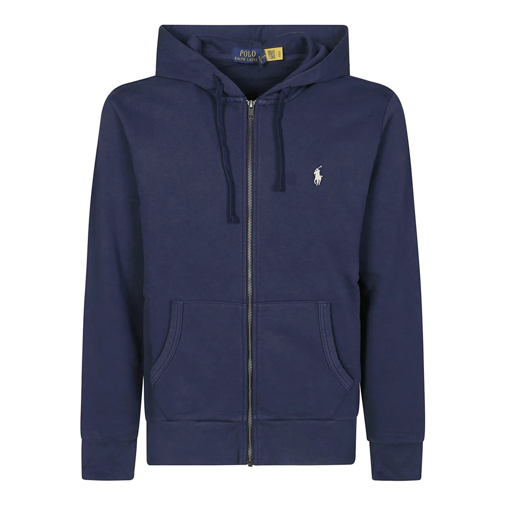 Polo Ralph Lauren Hoodie met volledige rits Blue Heren