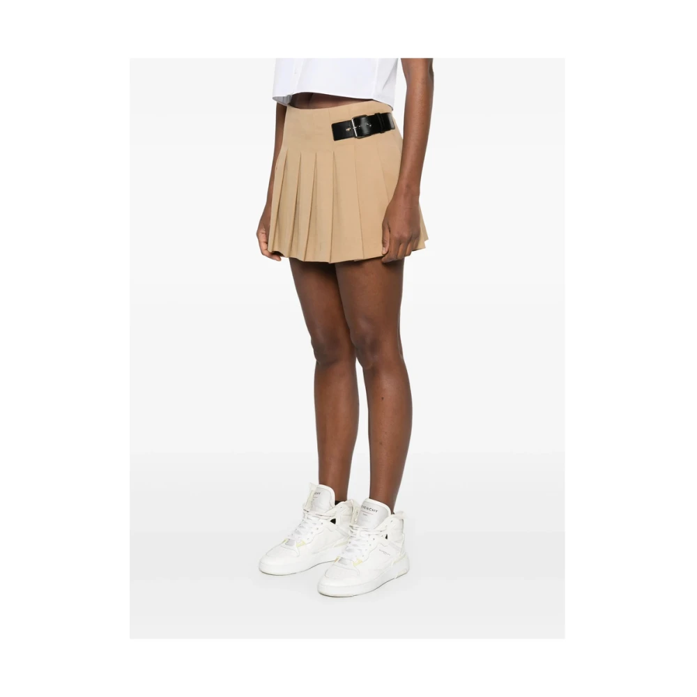 Dunst Lichtbruine Rok met Gespdetail Brown Dames