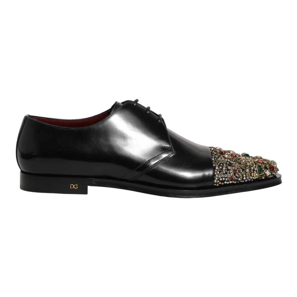 Dolce & Gabbana Men's Black Derby Dress Shoes - Dress Shoes - 10 Uk - Shoes