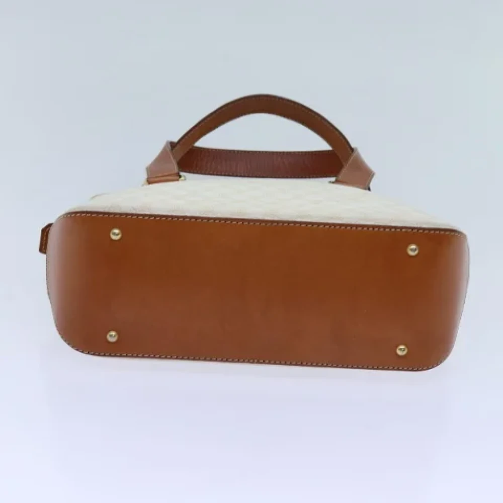 Celine Vintage Pre-owned Leather handbags White Dames
