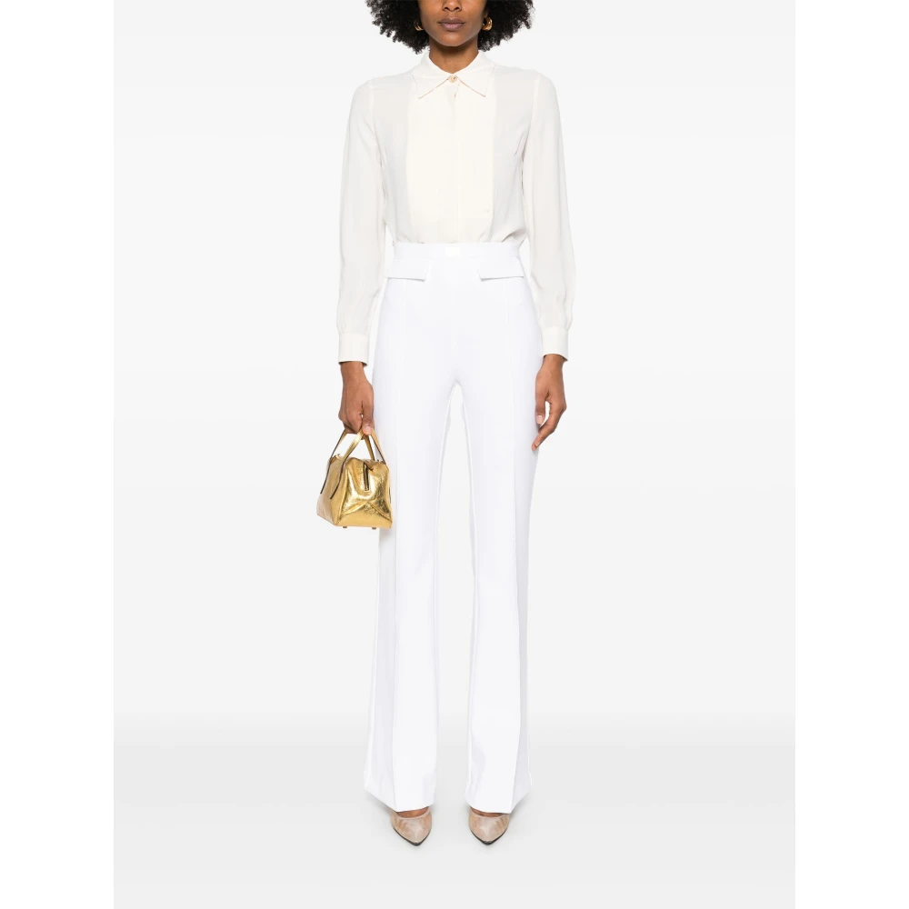 Elisabetta Franchi Stijlvolle Shirt 193 Burro Beige Dames