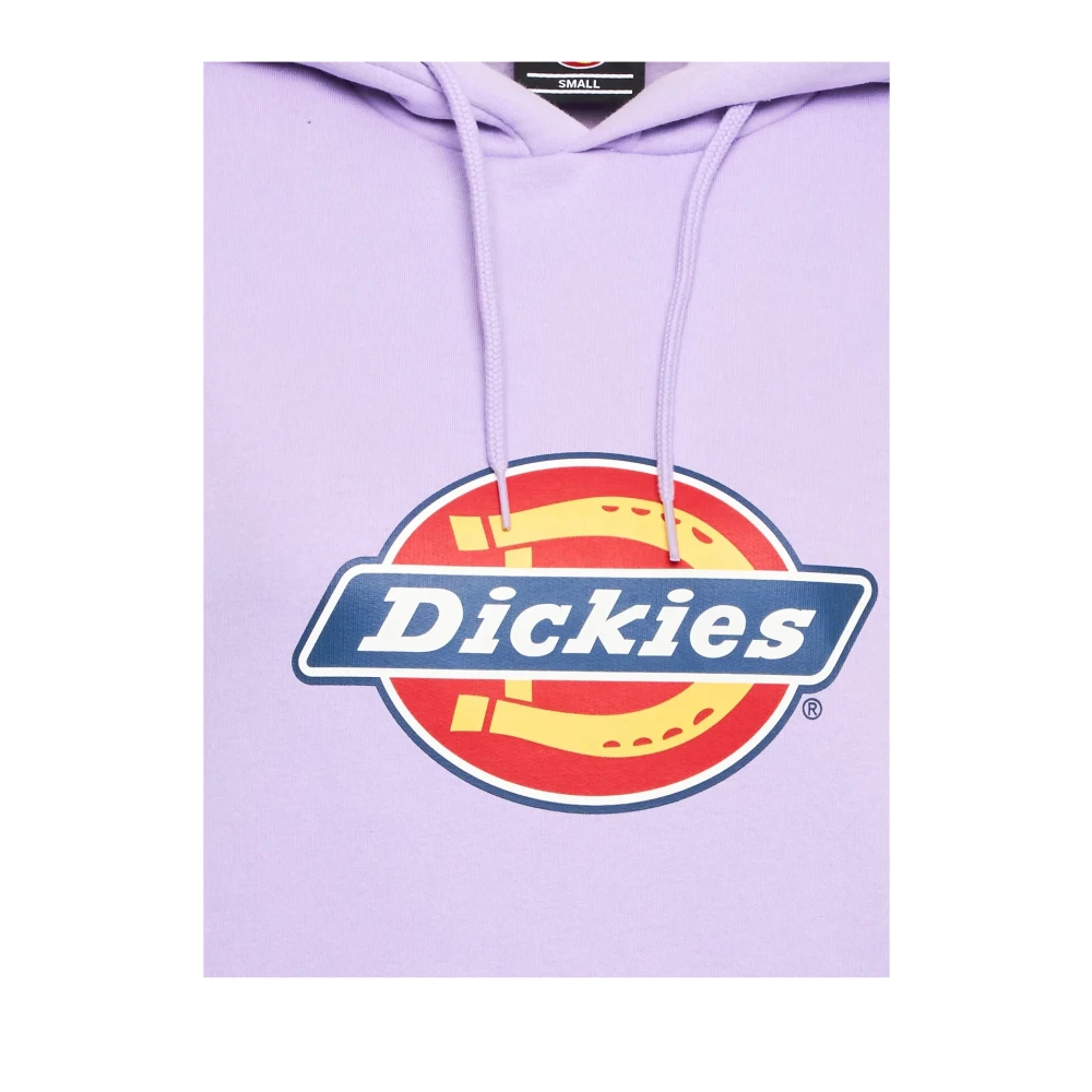 Dickies Icon Logo Hoodie Sweatshirt Paars Purple Dames