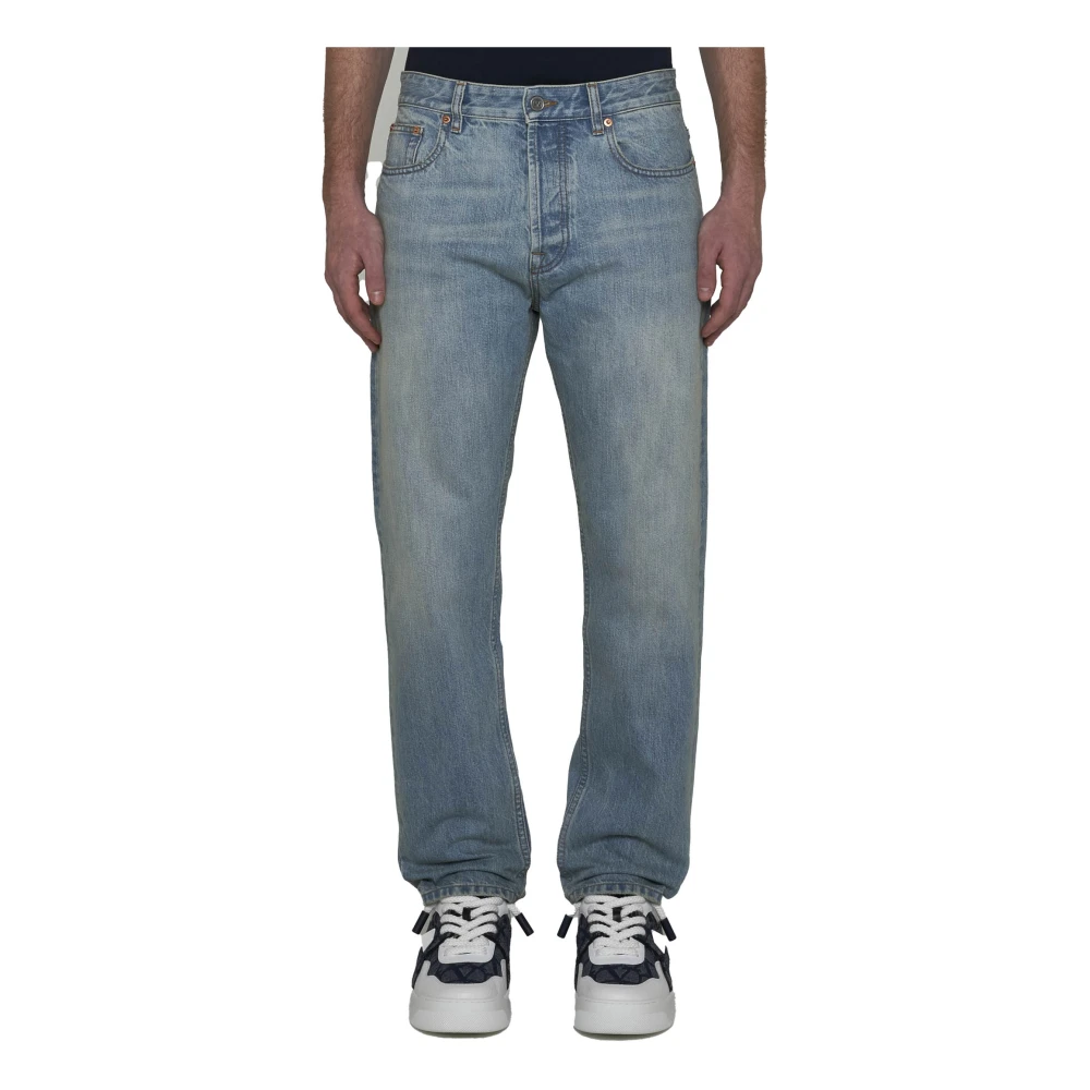 Valentino Stijlvolle Jeans in Wit Blauw Blue Heren