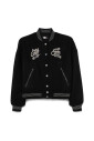 black-ribbed-outerwear-with-logo-embroidery
