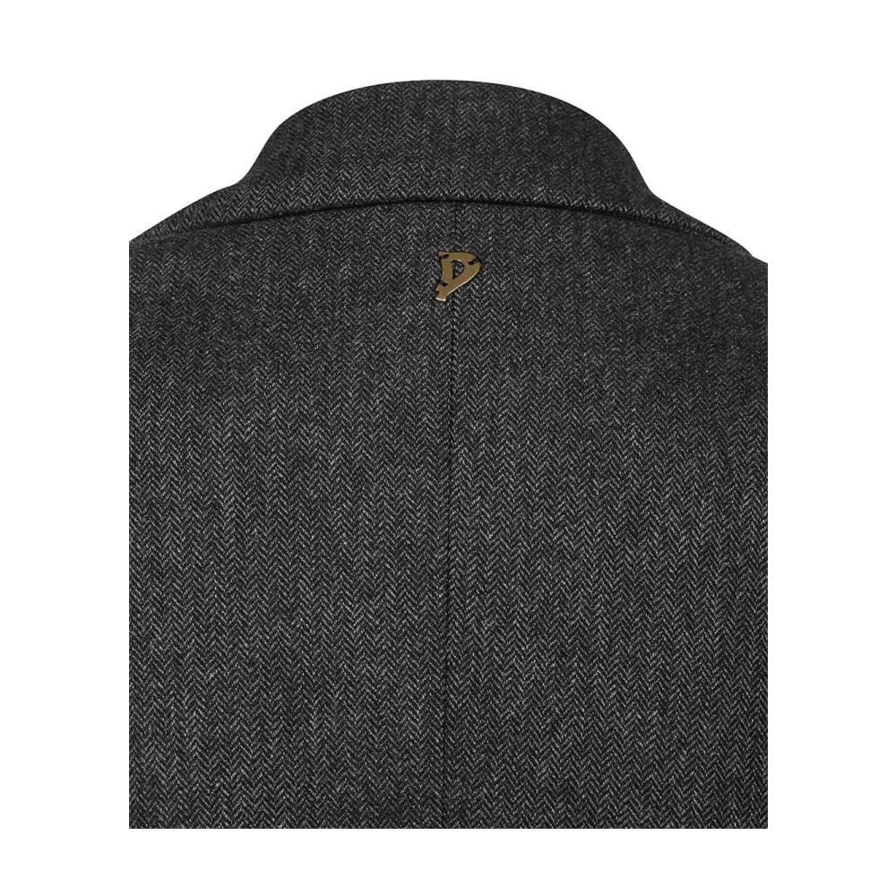 Dondup Blazer met ceintuur en zakken Gray Dames