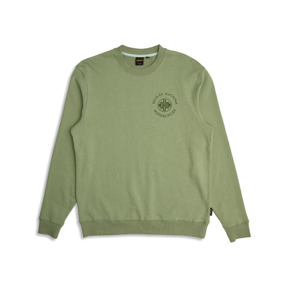 Deus Ex Machina Tenor Light Green Crew Sweatshirt Green Heren