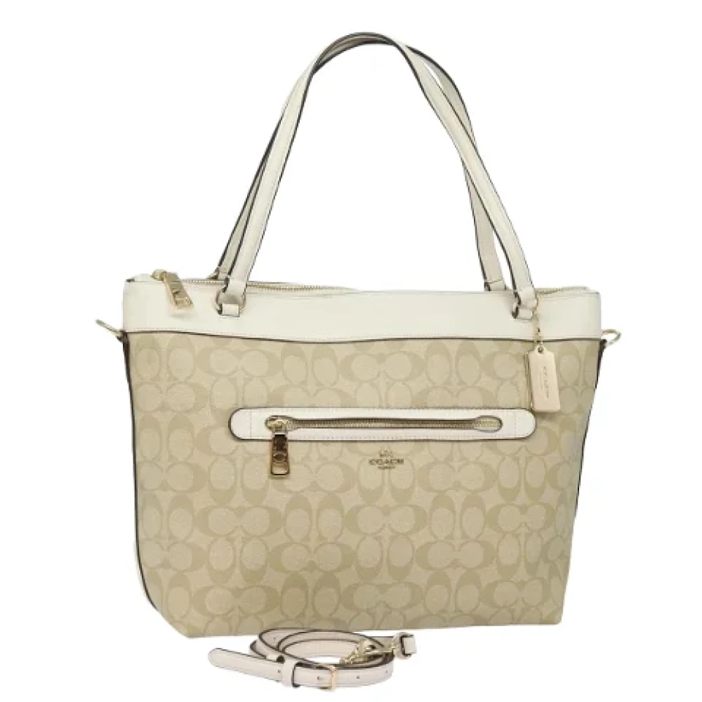 Coach Pre-owned Canvas totes Beige Dames