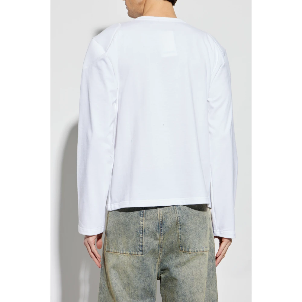Misbhv Lange mouwen T-shirt White Heren