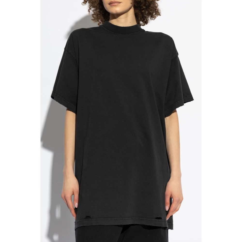 Balenciaga T-shirt met logo Black Dames