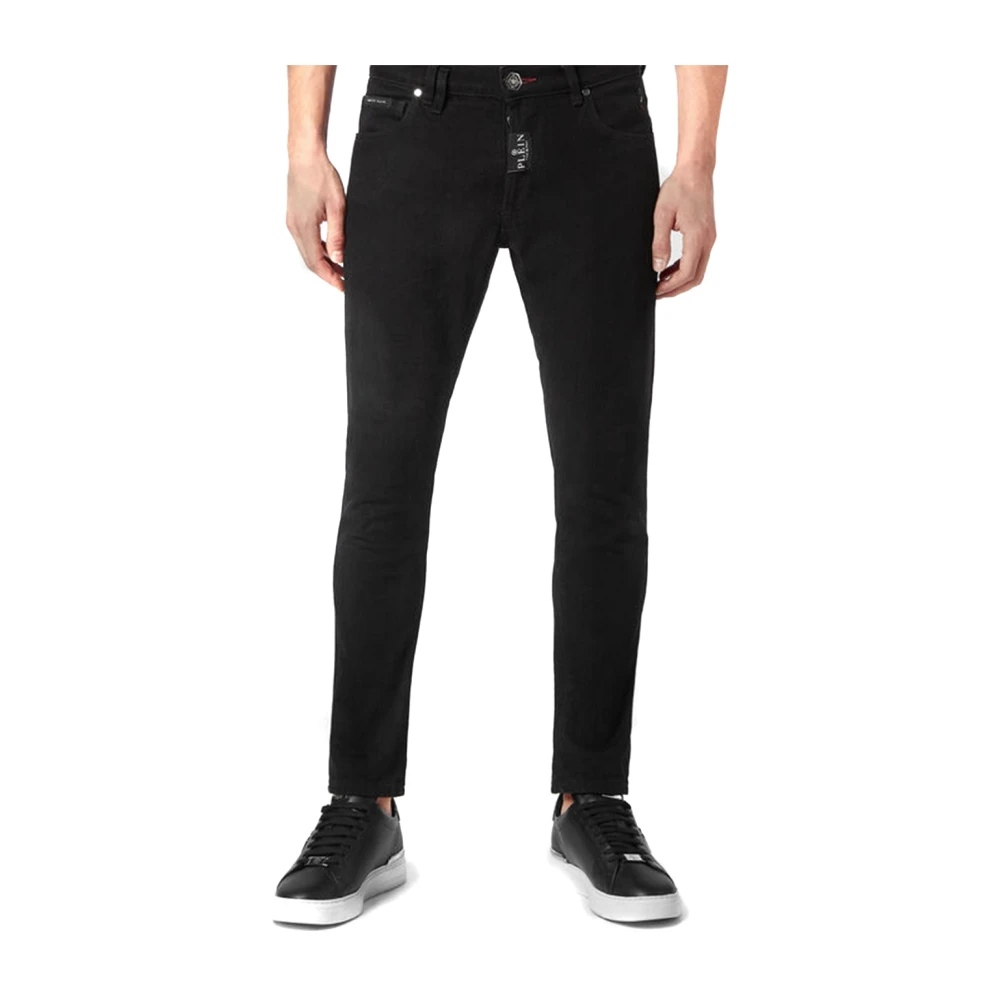 Philipp Plein Zwarte Jeans voor Mannen Black Heren