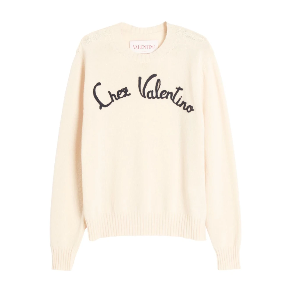 Valentino Garavani Witte Sweater Herenmode White Heren