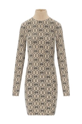 robe-mini-tricot-monogramme-champagne