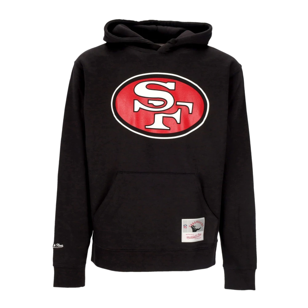 Mitchell & Ness San Francisco 49ers Logo Hoodie Black Heren