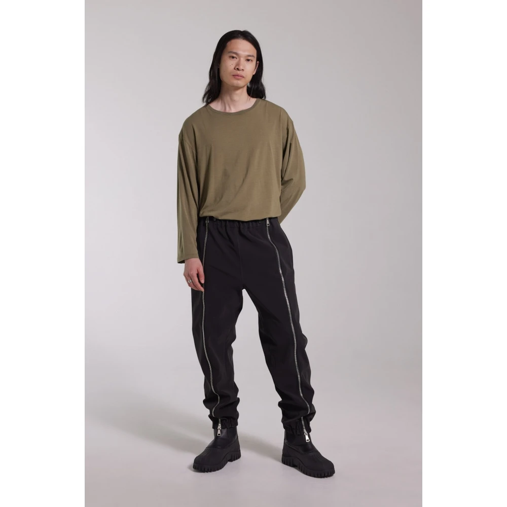 Stutterheim Matte Overall Broek met Beenritsen Black Heren
