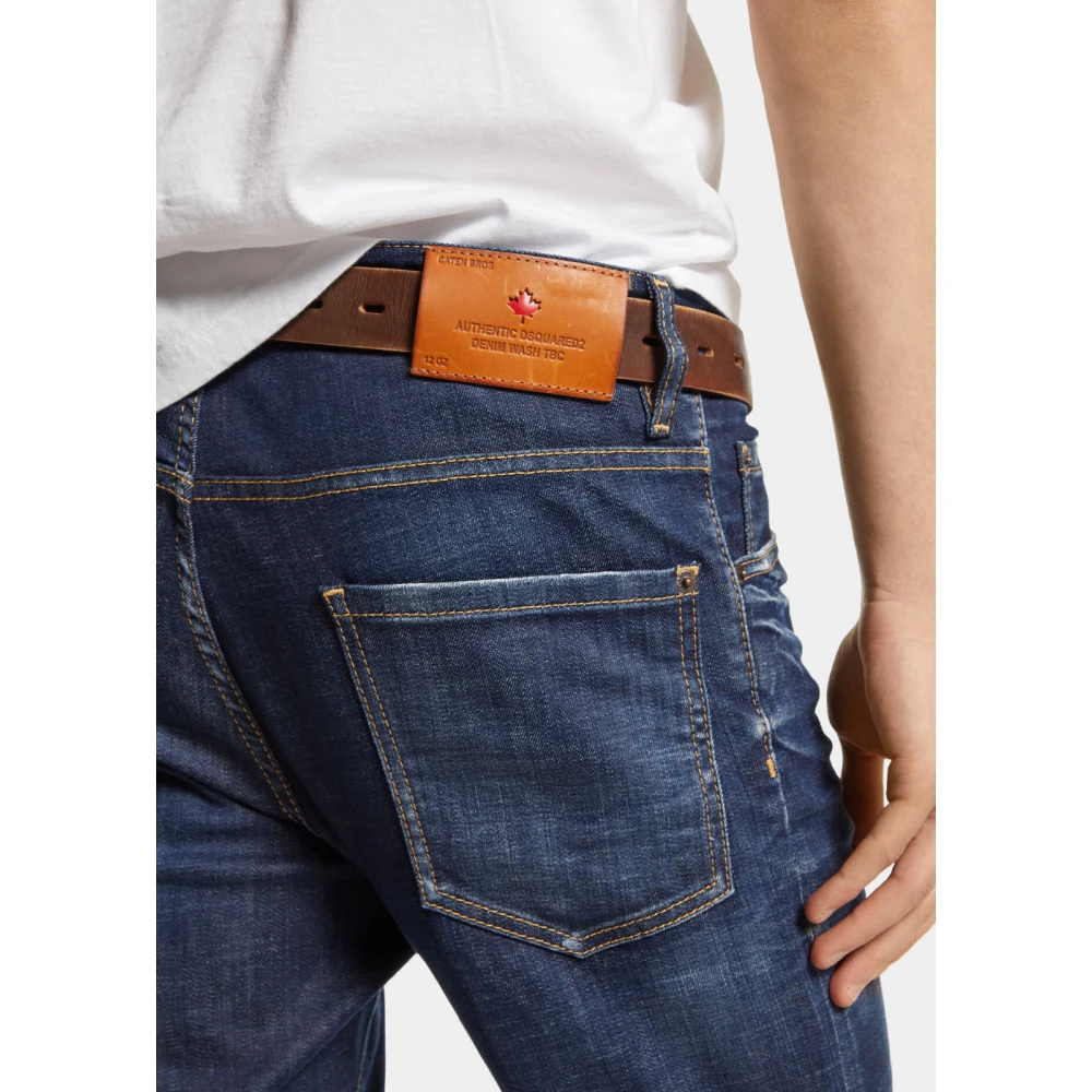 Dsquared2 Donkere Schone Was Coole Vent Jeans Blue Heren