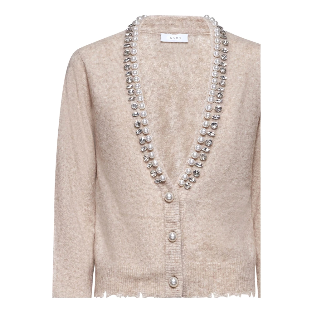 Kaos Stijlvolle Sweaters Collectie Beige Dames