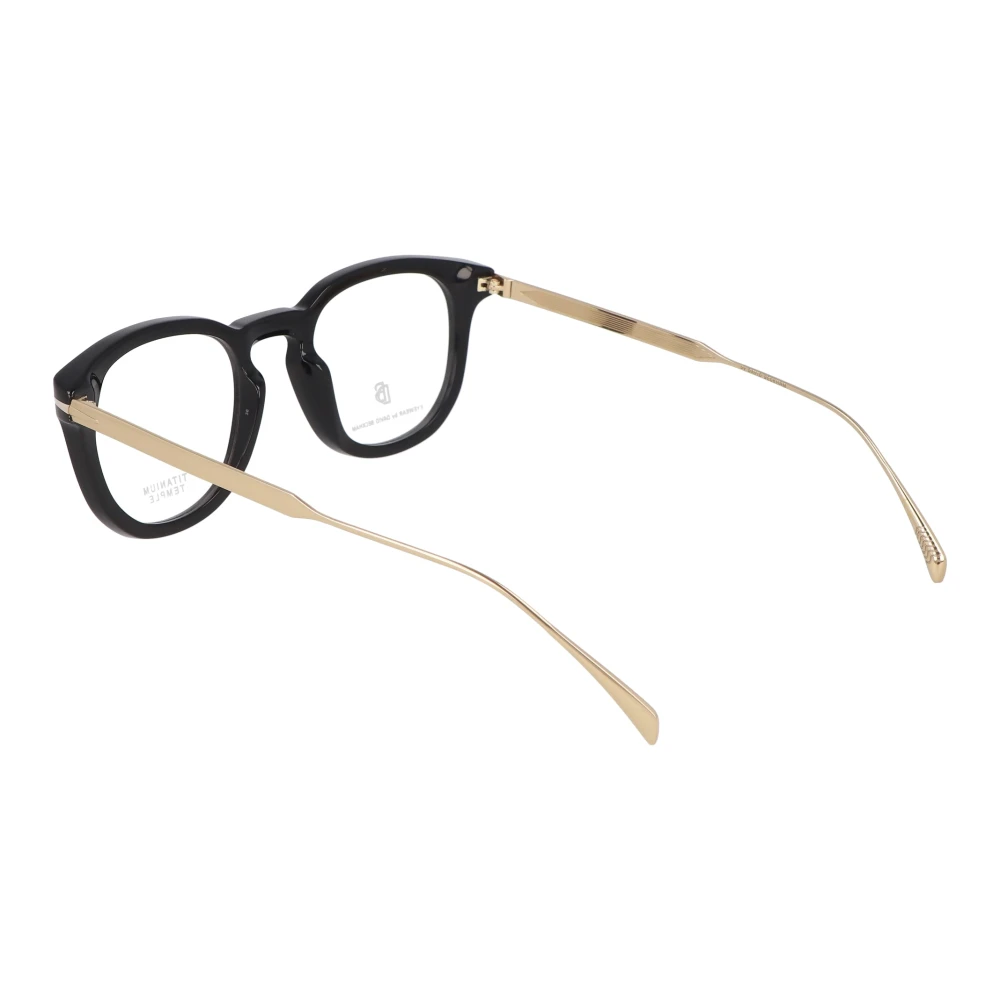 Eyewear by David Beckham Retro Vierkante Bril Black Unisex